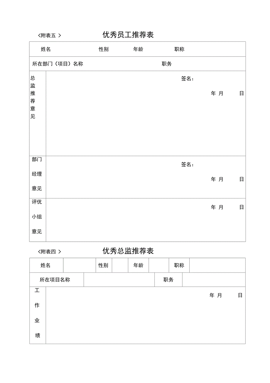 优秀员工推荐表_第1页