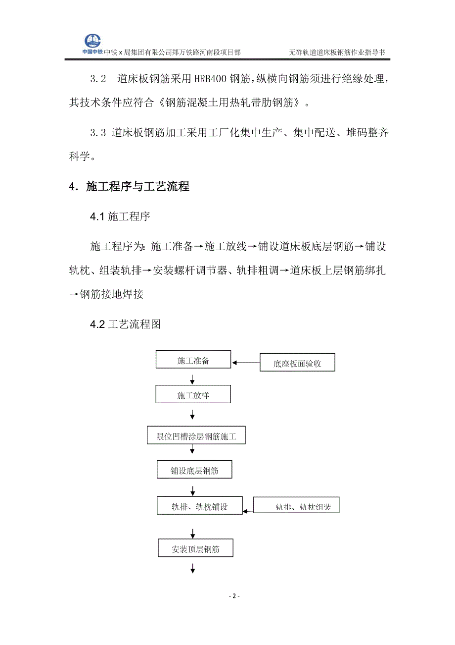 双块式无砟轨道道床板钢筋施工作业指导书[详细]_第4页