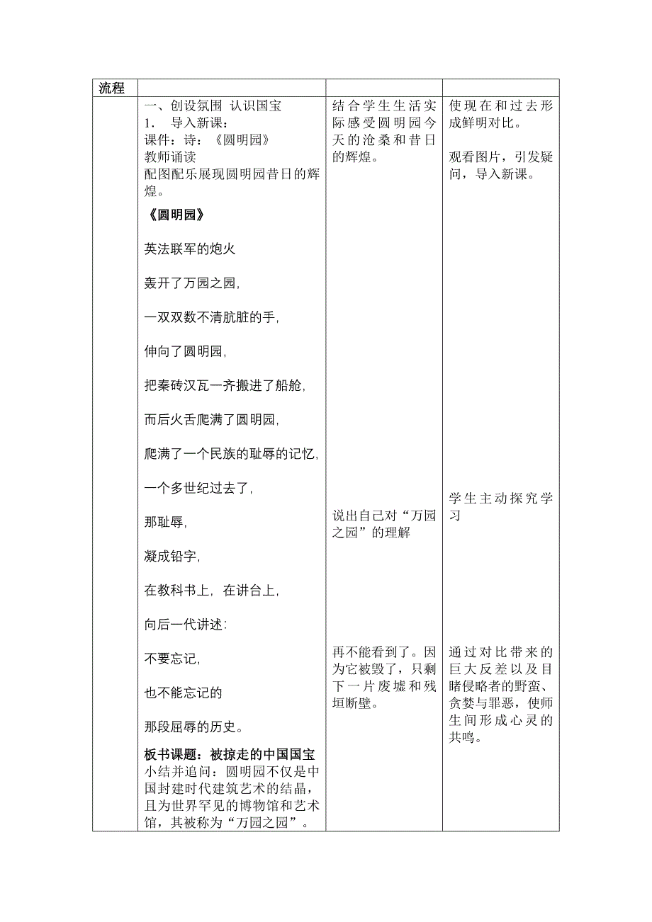 六年级被掠走的中国国宝教案.doc_第2页