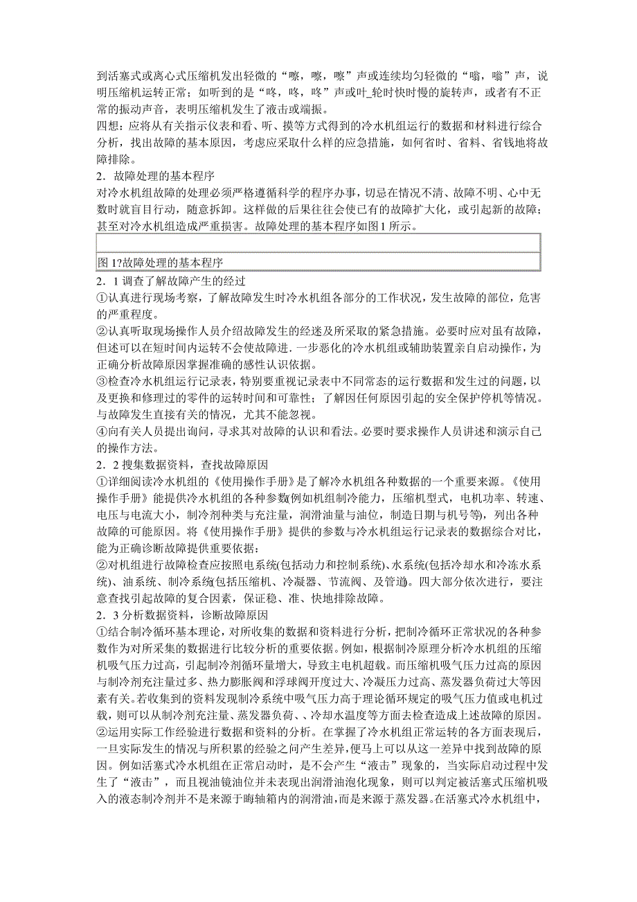 冷水机组常见故障及处理方法分析_第2页