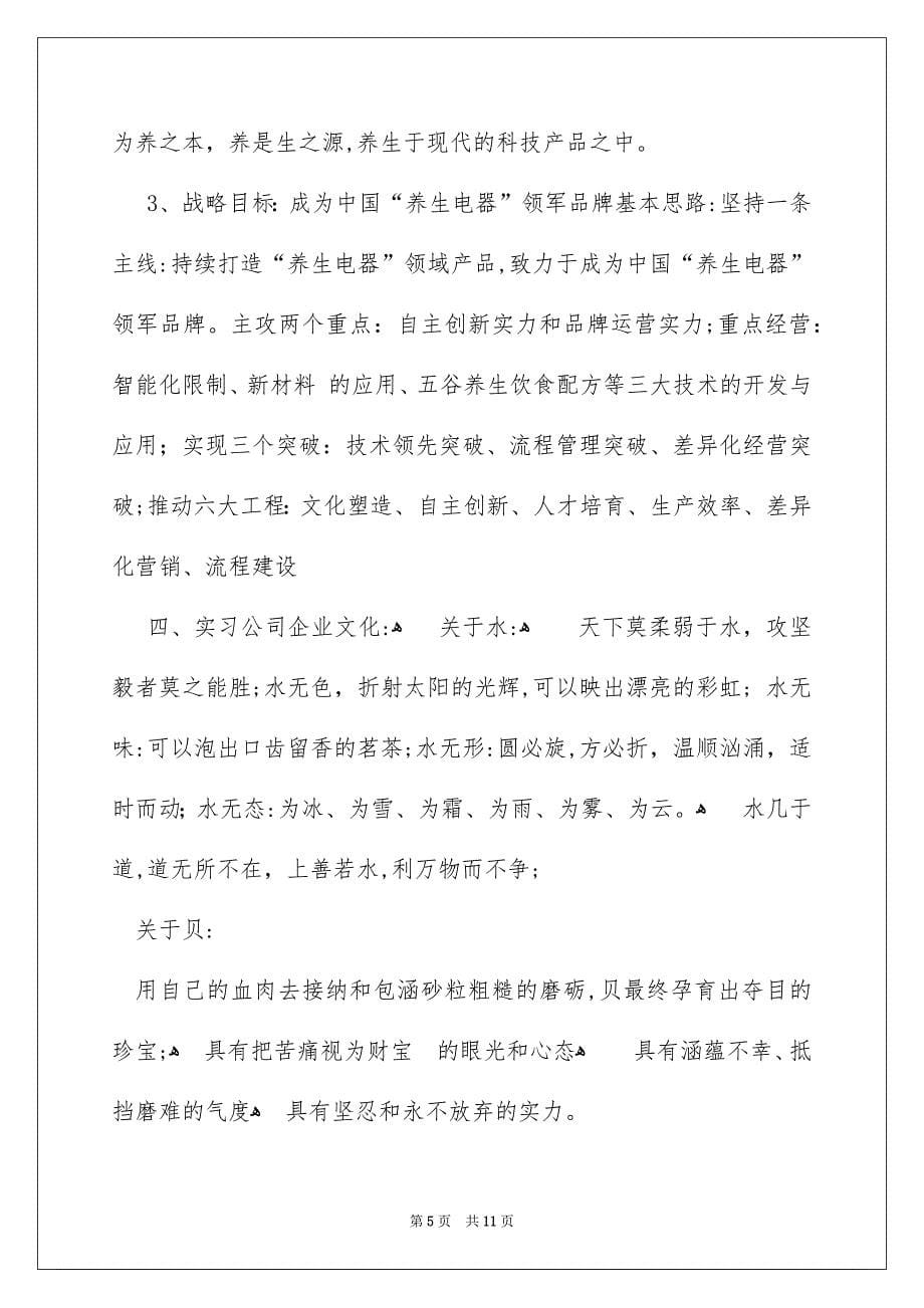 营销实习报告三篇_第5页