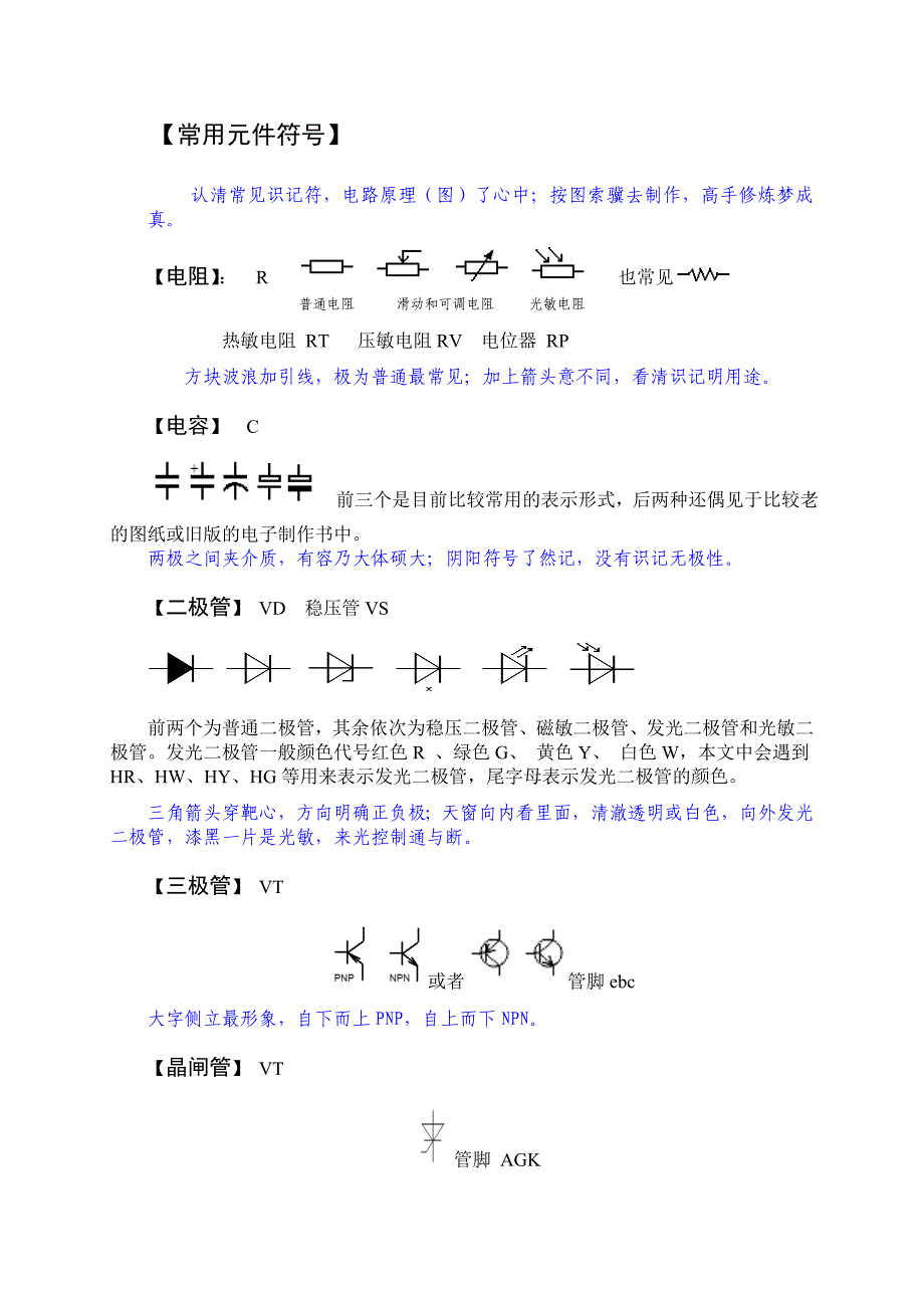 常见电子元件符号_第1页