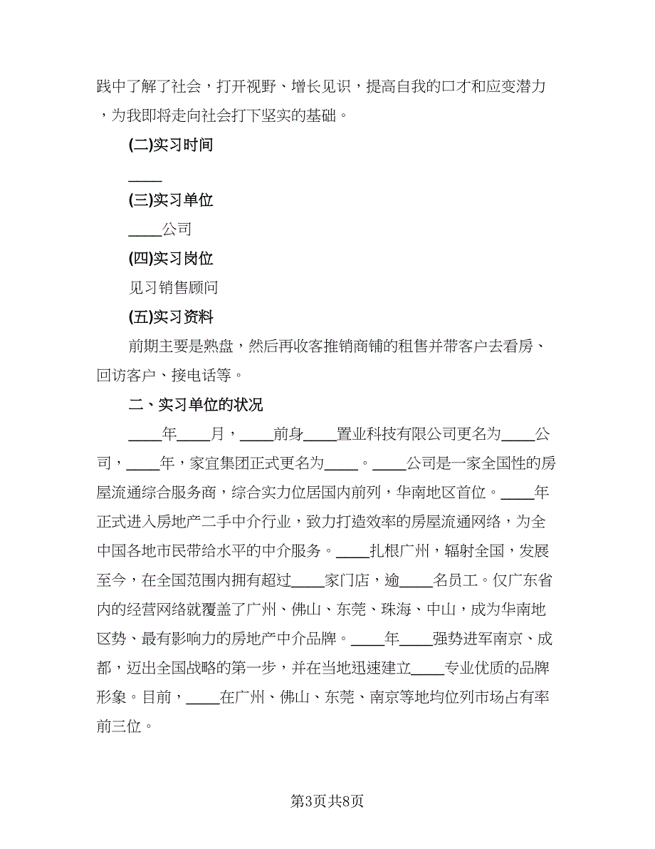 销售员个人实习情况总结标准模板（二篇）.doc_第3页