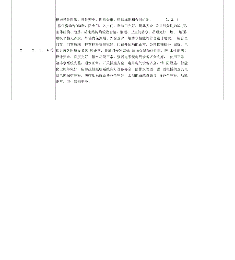 建筑工程移交表范本_第2页