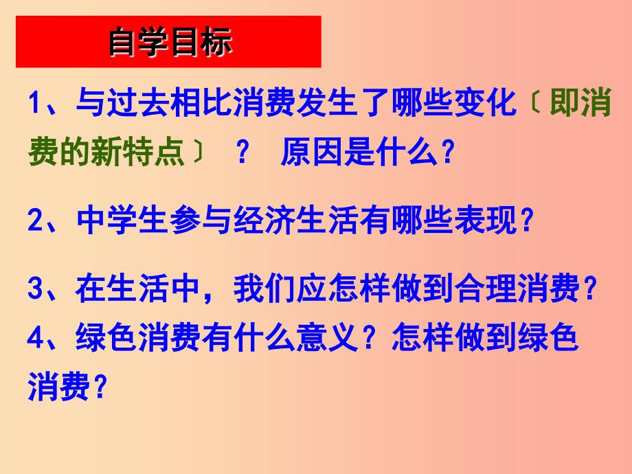 九年级政治全册 第三单元 融入社会 肩负使命 第七课 关注经济发展 第三框学会合理消费课件 新人教版.ppt_第3页