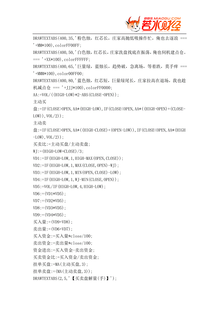 【股票指标公式下载】-【大智慧】三重解盘(成交、卖盘、买盘、动神、多头、空头).doc_第3页