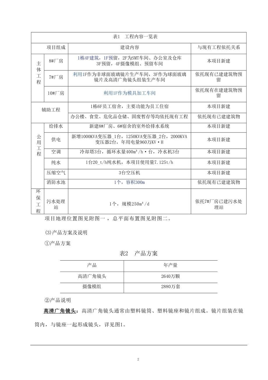 江西联创电子有限公司年产2640万颗高清广角镜头、2880万套摄像模组产品产业化项目环评报告.docx_第5页