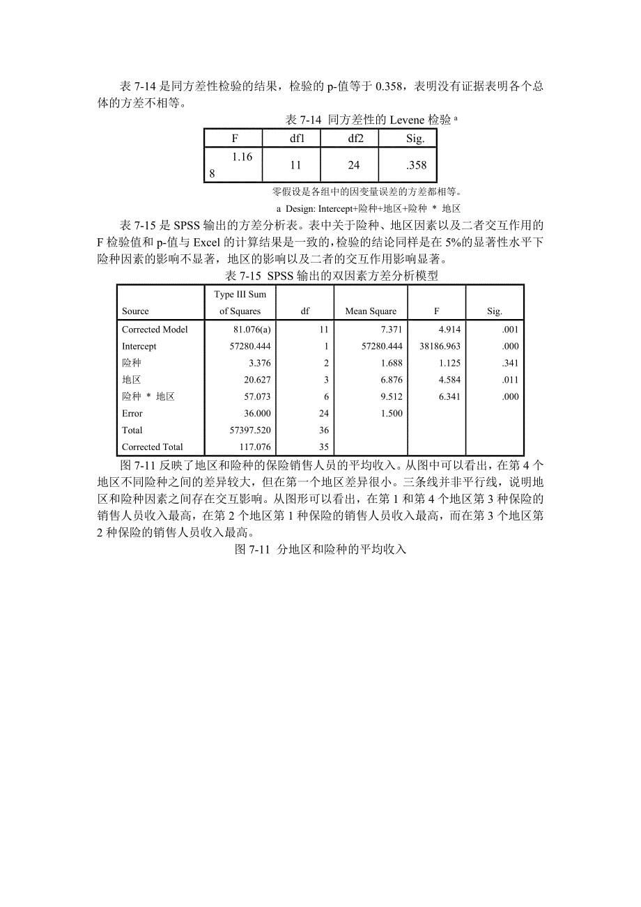 用SPSS进行单因素方差分析和多重比较_第5页