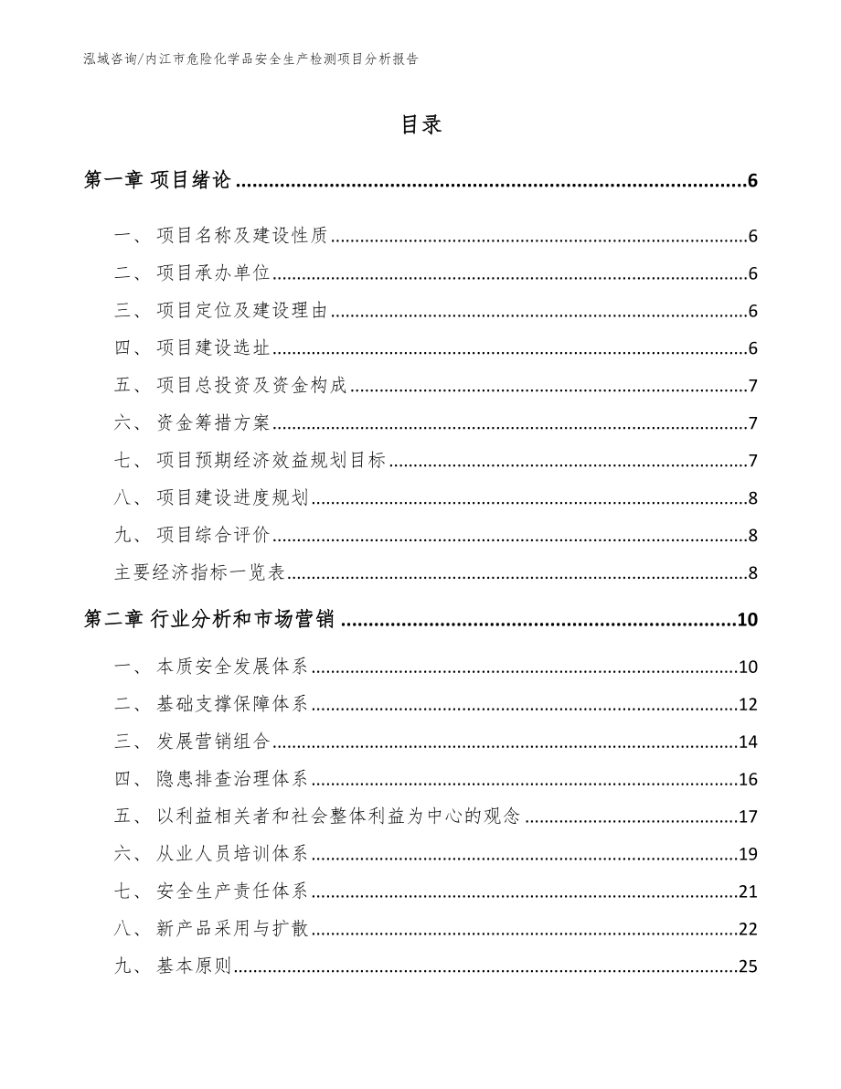 内江市危险化学品安全生产检测项目分析报告参考模板_第2页