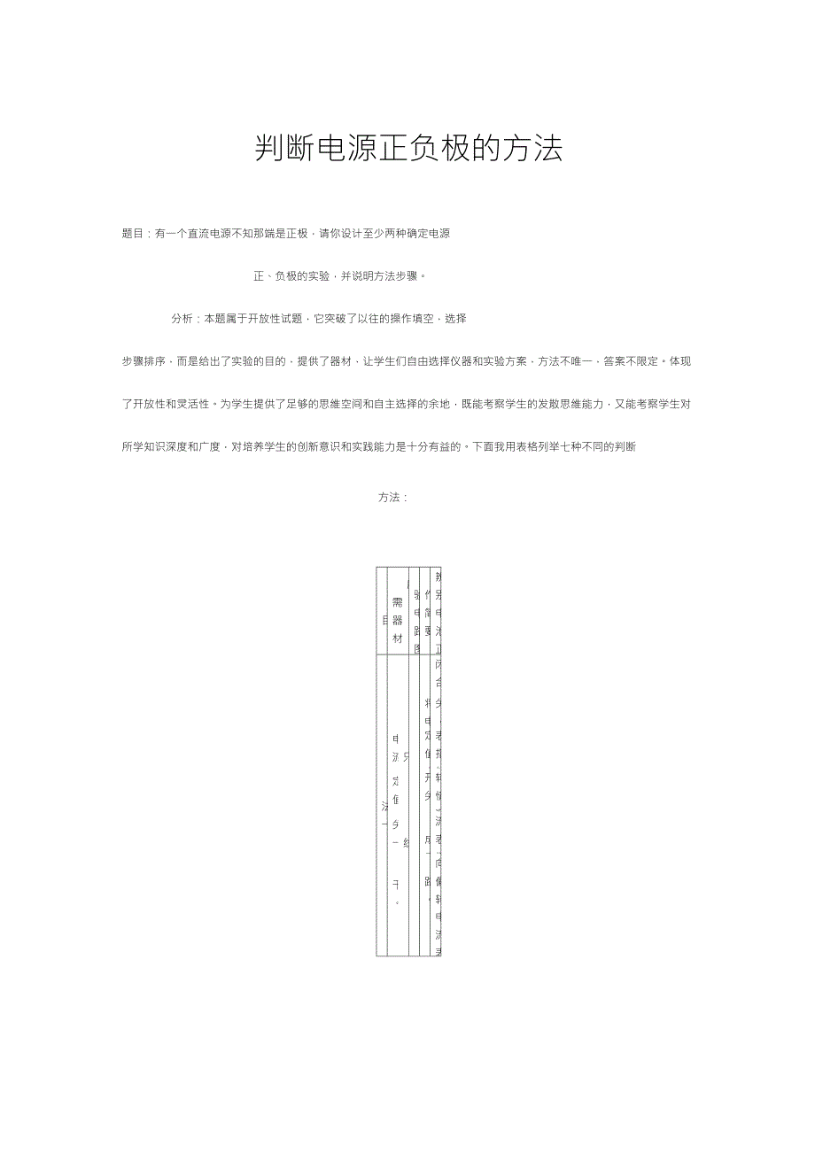 判断电源正负极的方法_第1页