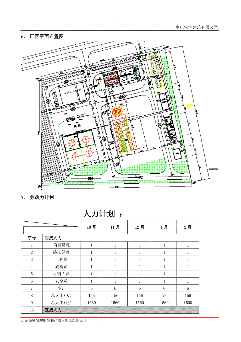 化工厂施工组织设计(新)_第4页