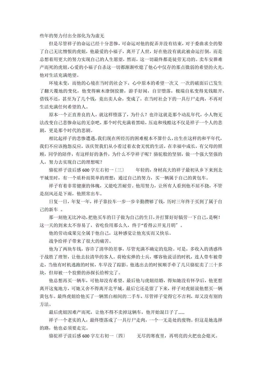 骆驼祥子读后感600字左右初一_第2页