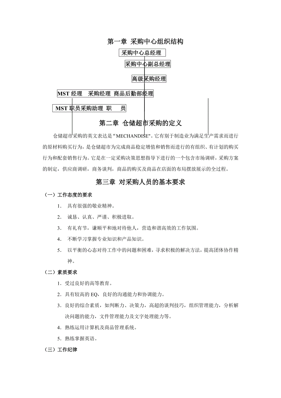 采购中心管理标准手册_第1页