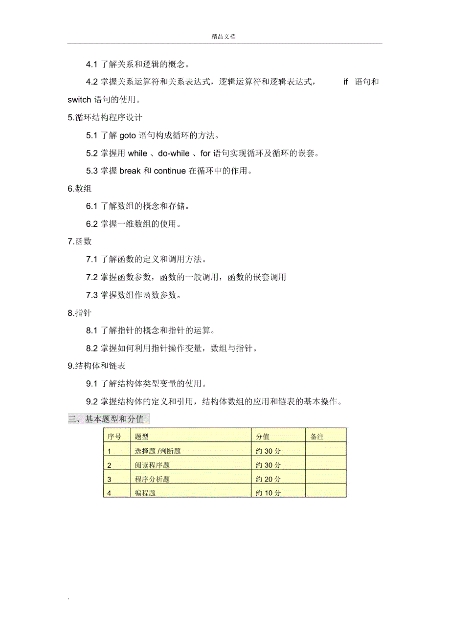 沈阳工程学院计算机专升本考试大纲_第5页