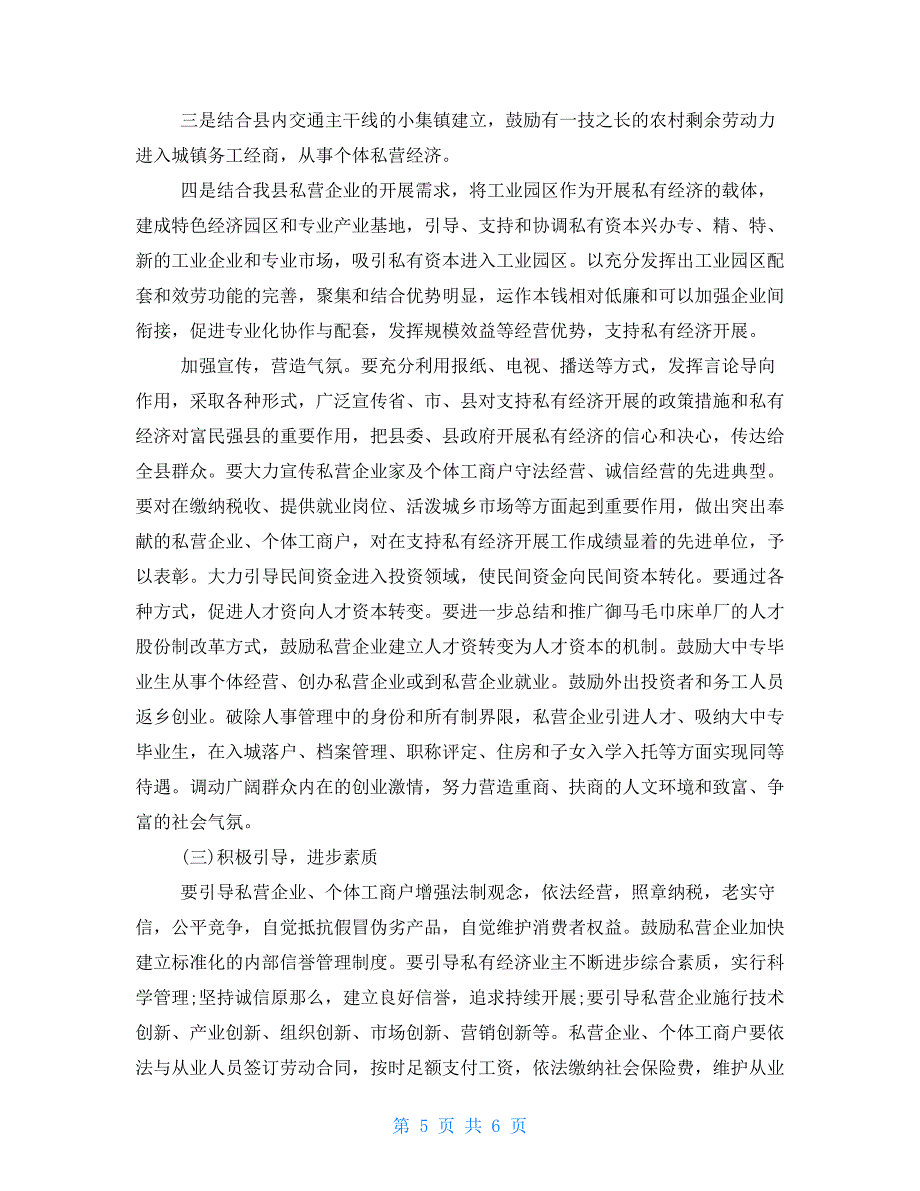 私有经济县私有经济会议发言_第5页