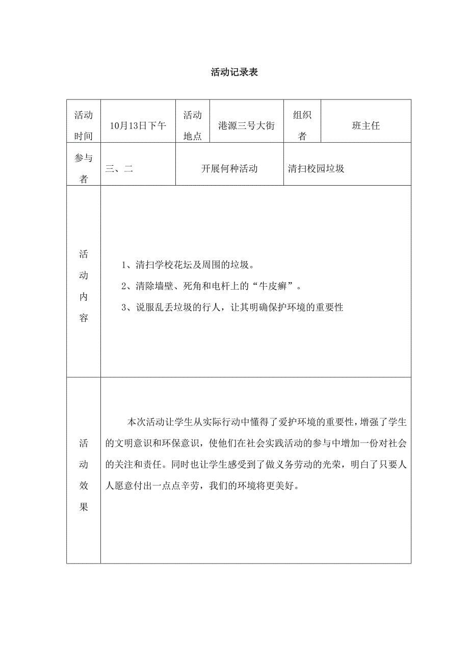 (精品)志愿者活动记录.doc_第5页