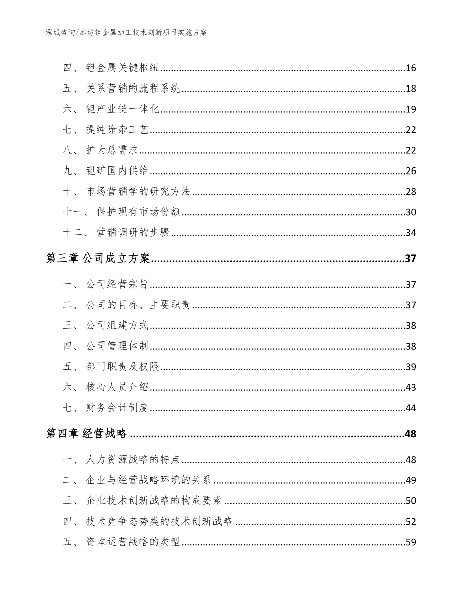 廊坊钽金属加工技术创新项目实施方案【参考模板】_第4页