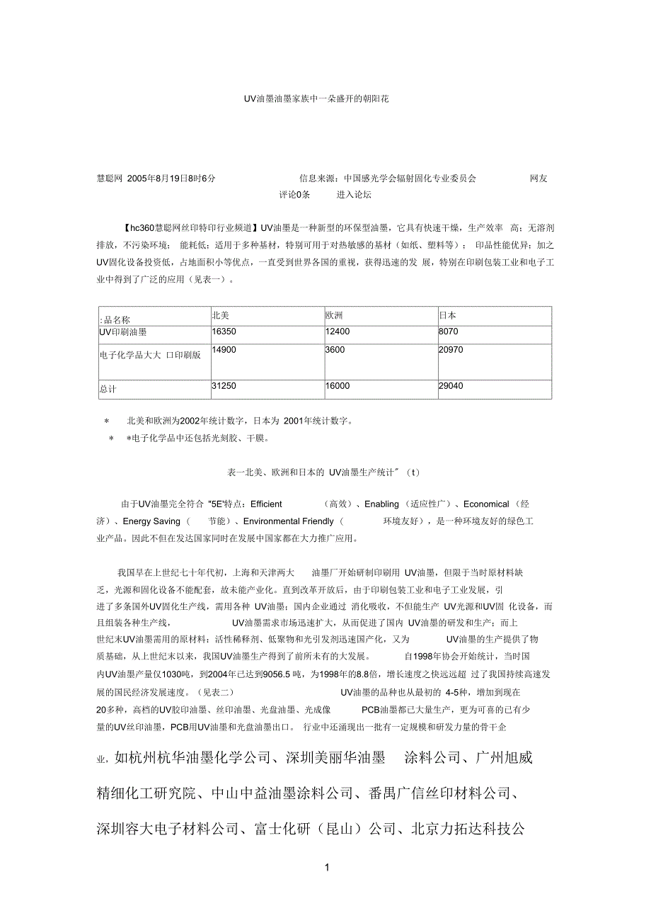 UV油墨油墨家族中一朵盛开的朝阳花_第1页