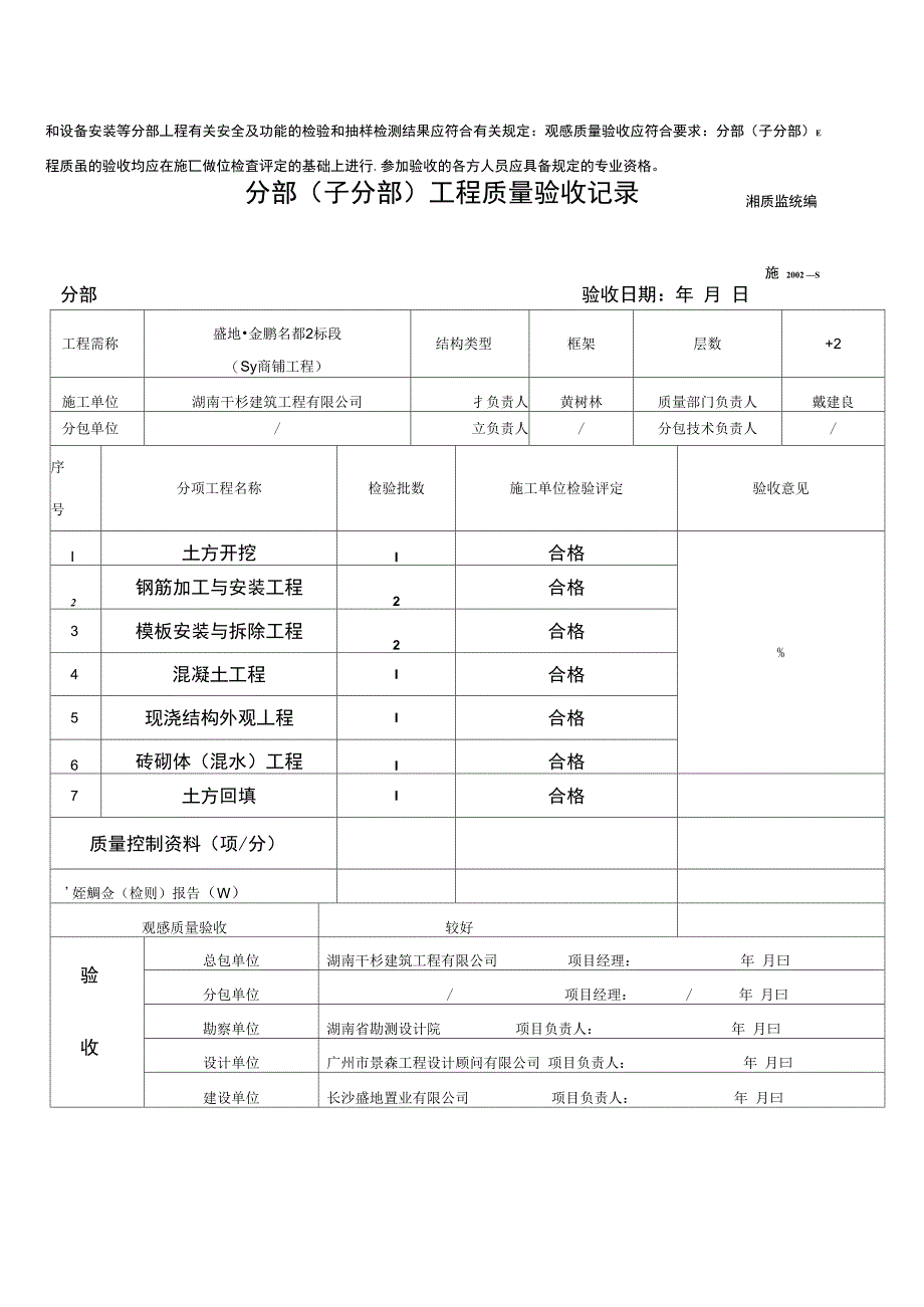 分部子分部工程质量验收记录_第3页