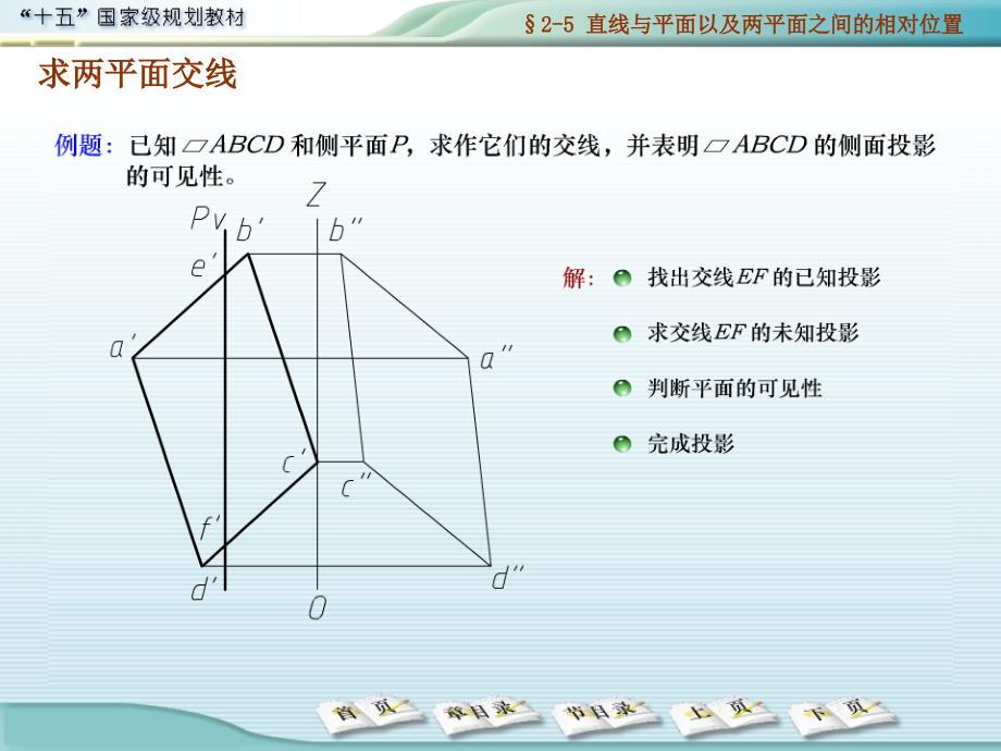 直线与平面以及两平面之间的相对位置_第3页