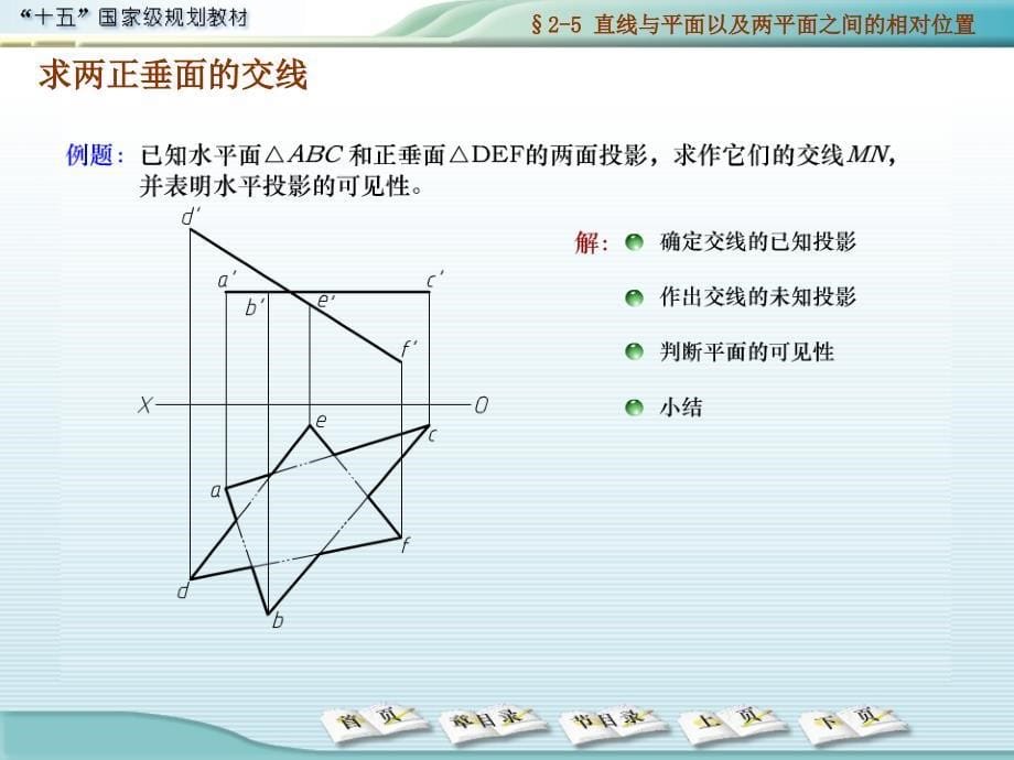 直线与平面以及两平面之间的相对位置_第5页