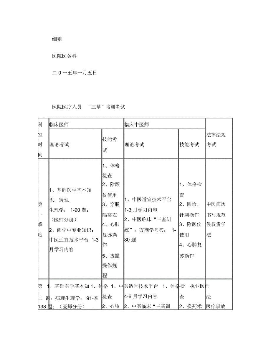 三基培训及考核计划_第5页