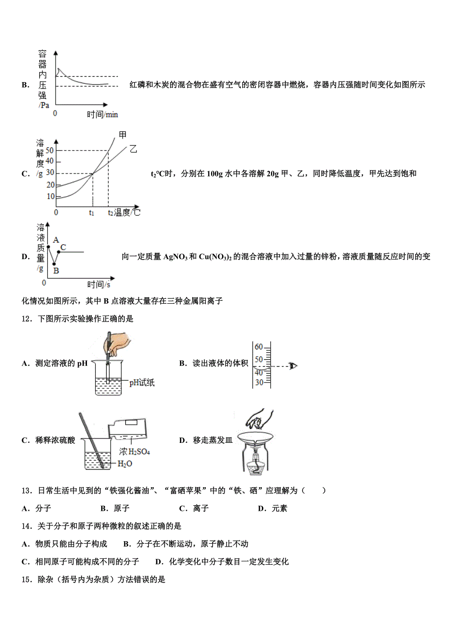 四川成都市武侯区西蜀实验学校2023学年中考化学全真模拟试卷（含解析）.doc_第4页