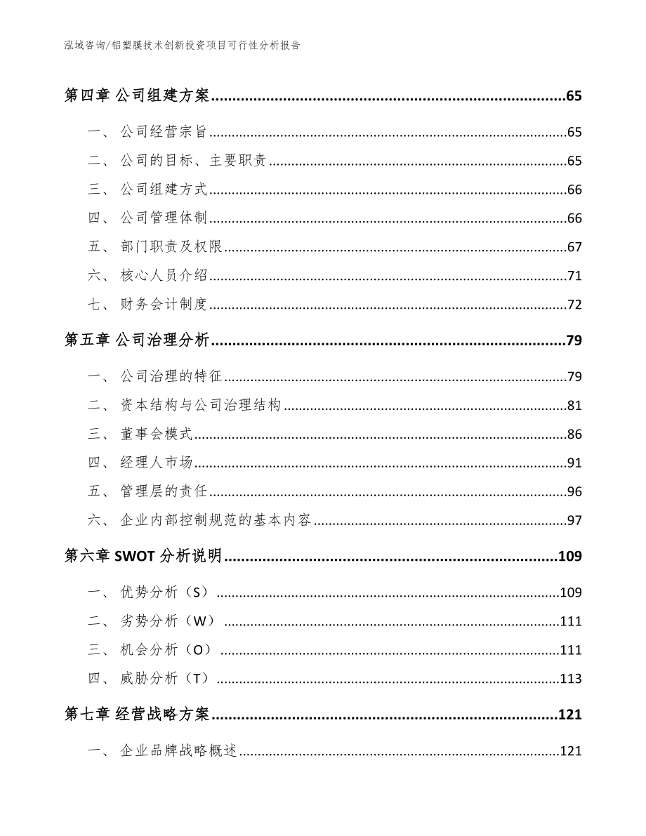 铝塑膜技术创新投资项目可行性分析报告【参考范文】_第3页