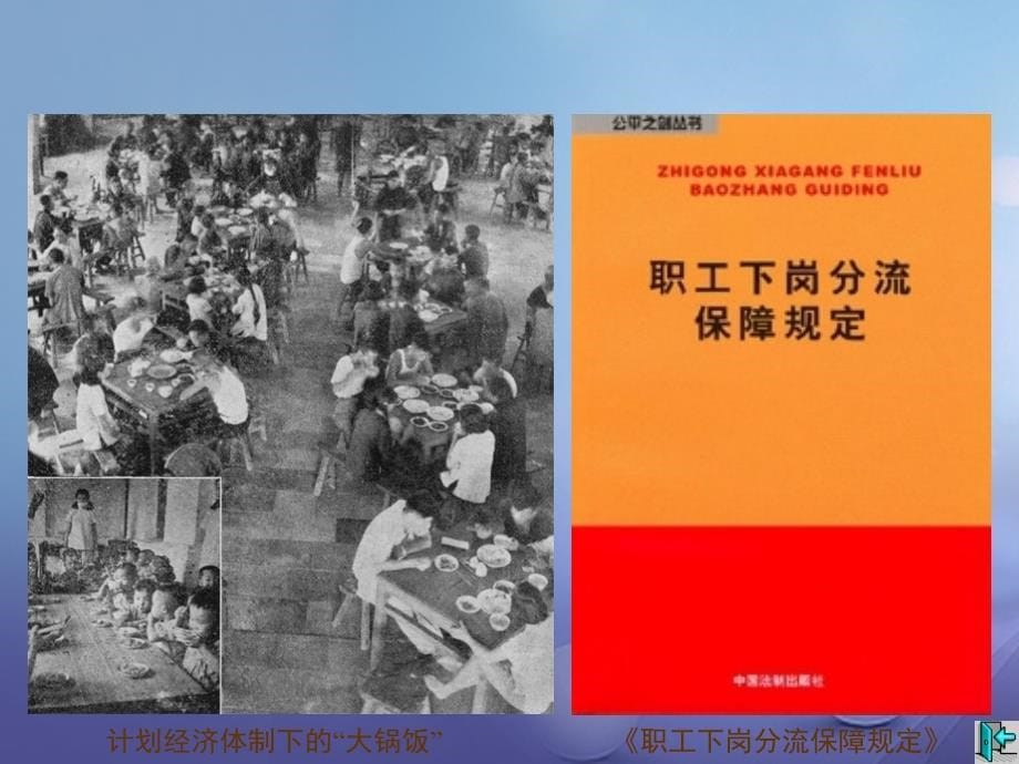 八年级历史下册 第七学习主题 社会生活 第21课《就业制度和社会保障制度的建立》1 川教版_第5页