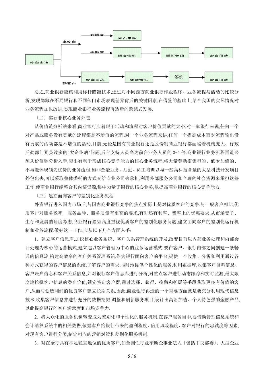 商业银行业务流程再造研究_第5页