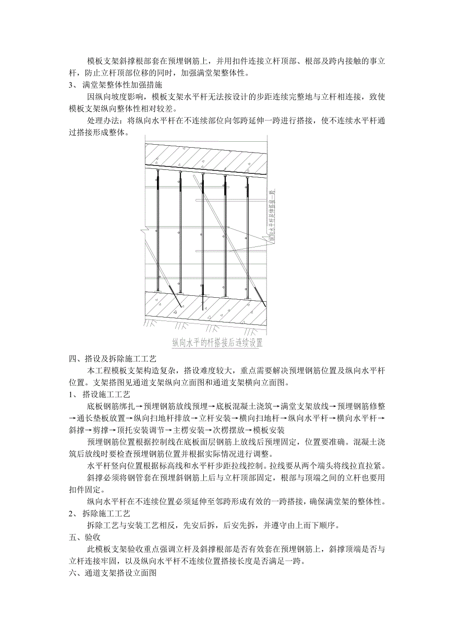 模板支架基础及顶板均为斜坡面施工方法探讨分析解析_第4页