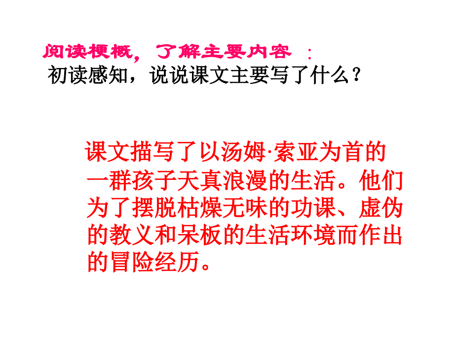 汤姆索亚历险记------完美课件讲课教案_第3页