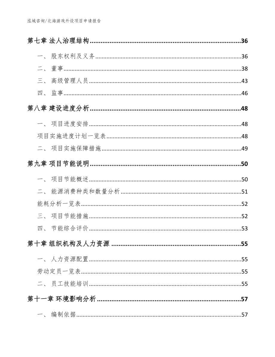 北海游戏外设项目申请报告模板范本_第5页