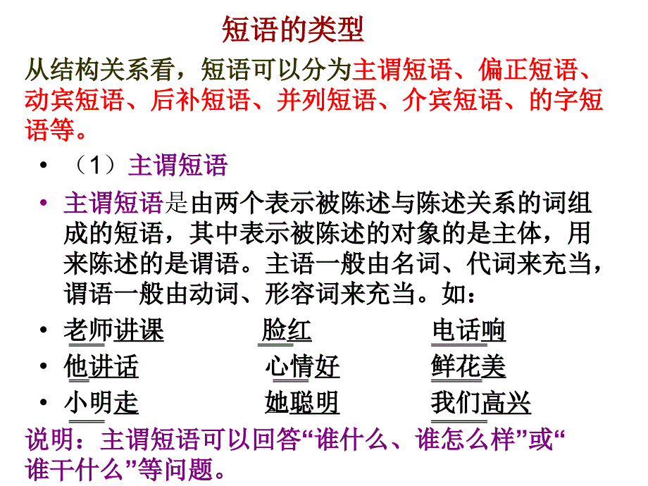 现代汉语语法：短语类型_第2页