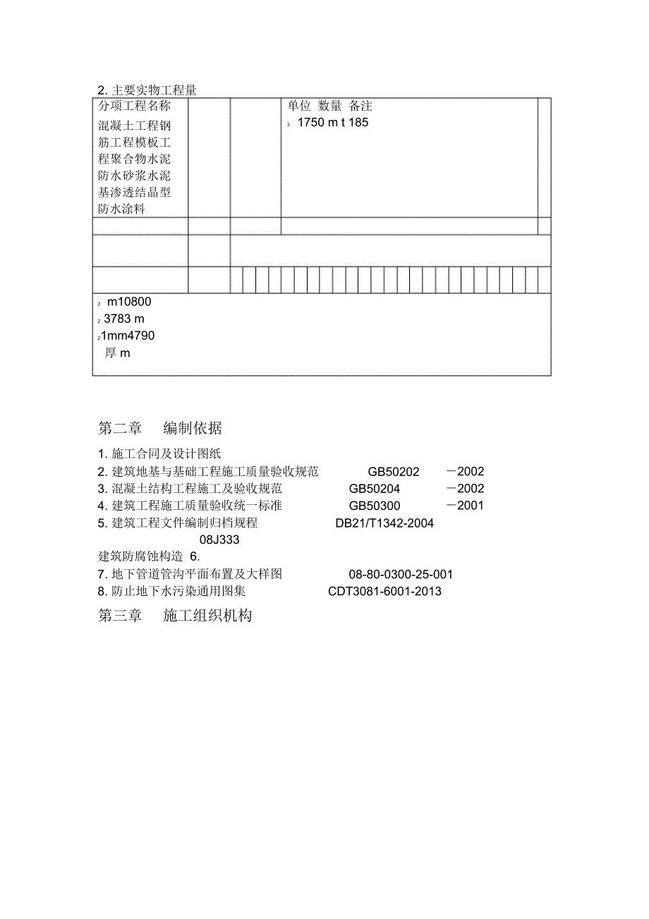 中化四建沈化全厂地下干管混凝土管沟施工方案_第4页