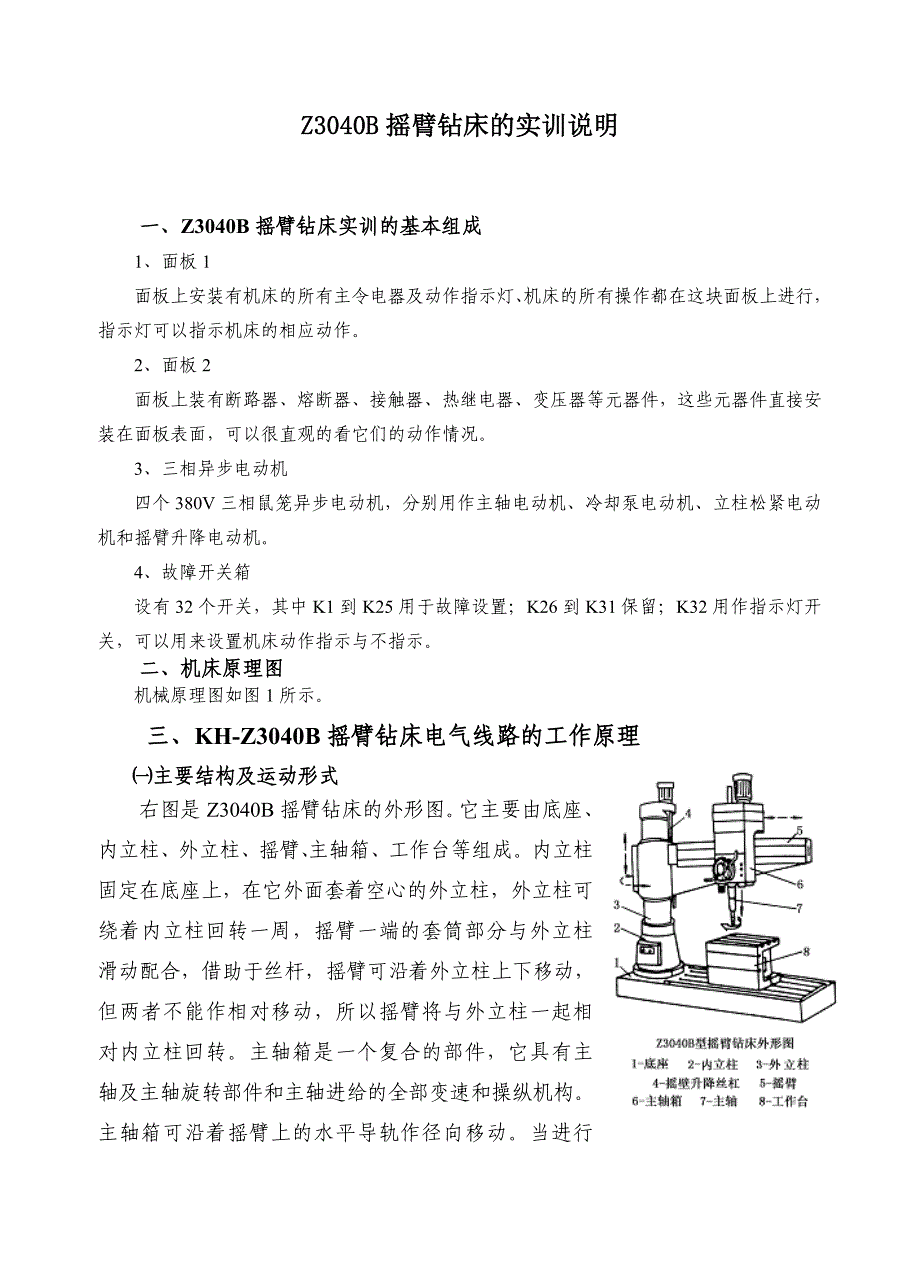 Z3040B摇臂钻床电气控制技术_第1页