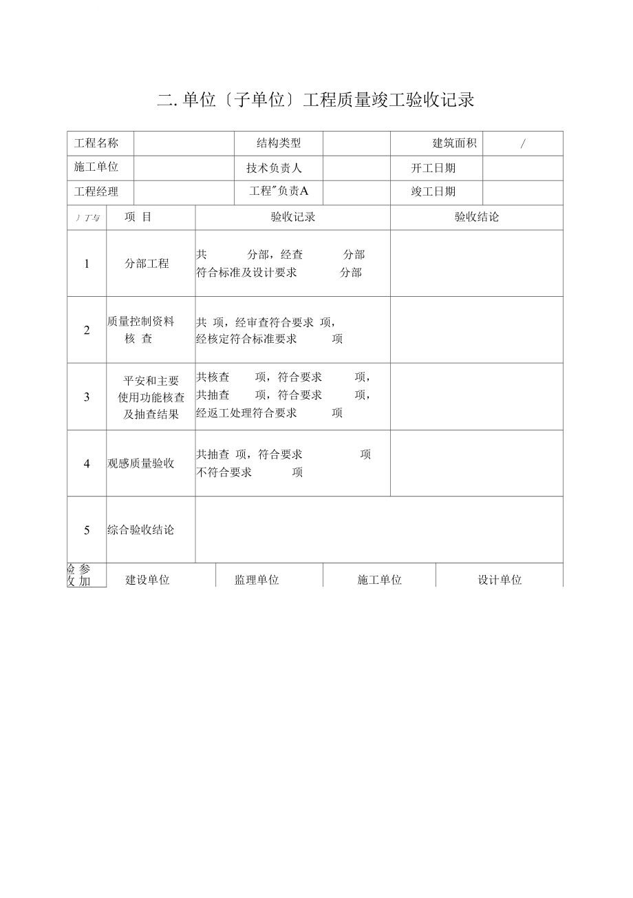 装饰装修资料表格模板大全_第2页