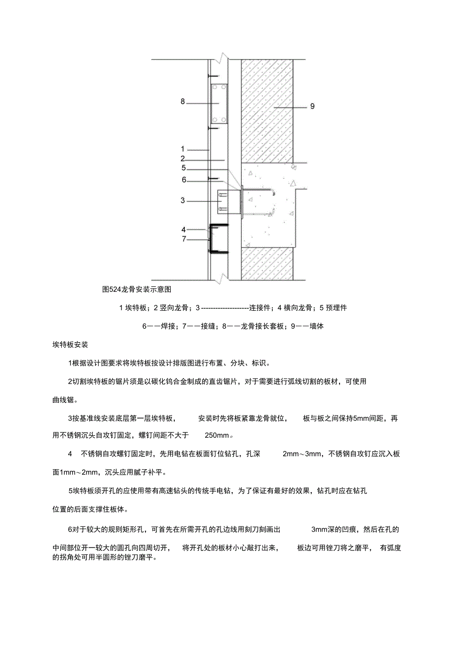 外墙干挂埃特板施工工法_第3页