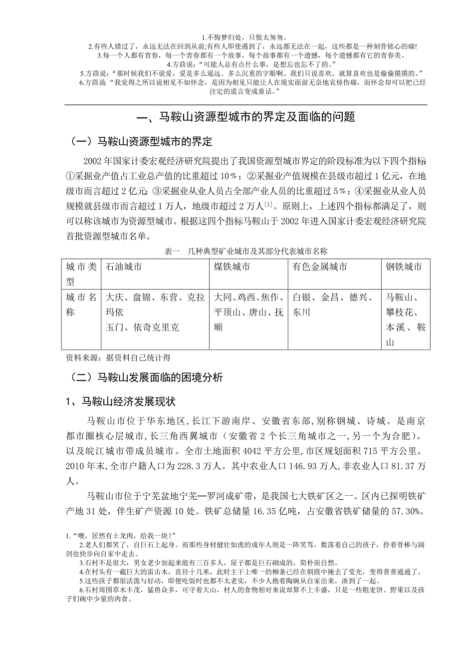 资源型城市马鞍山面临的问题及对策_第4页