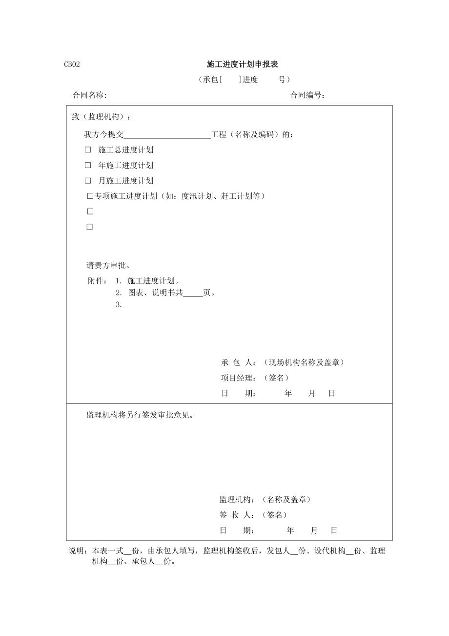 水利工程规范表格_第2页