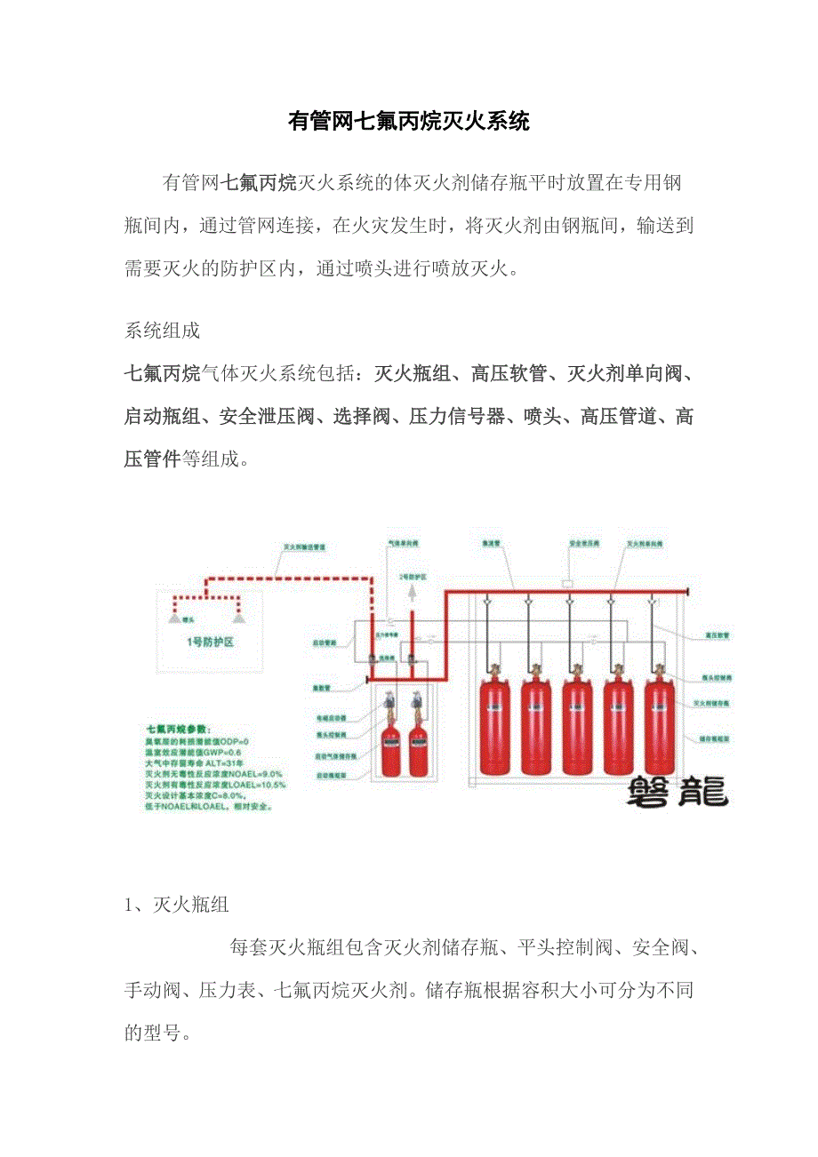 有管网七氟丙烷灭火系统_第1页