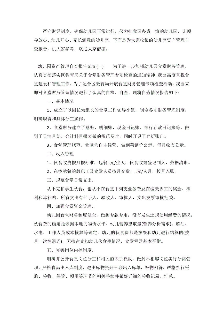 幼儿园资产管理自查报告.doc_第2页