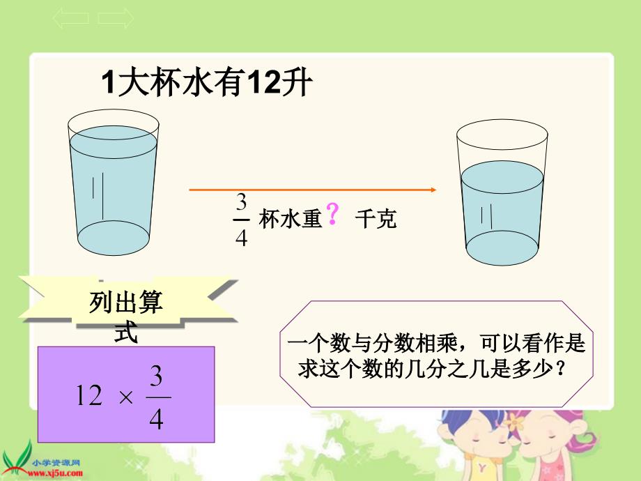 数学六年级上册一个数乘以分数课件_第4页