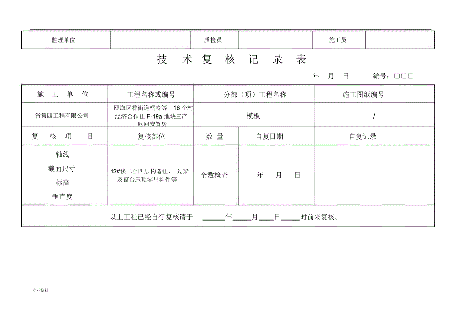 技术复核记录表(模板)_第2页