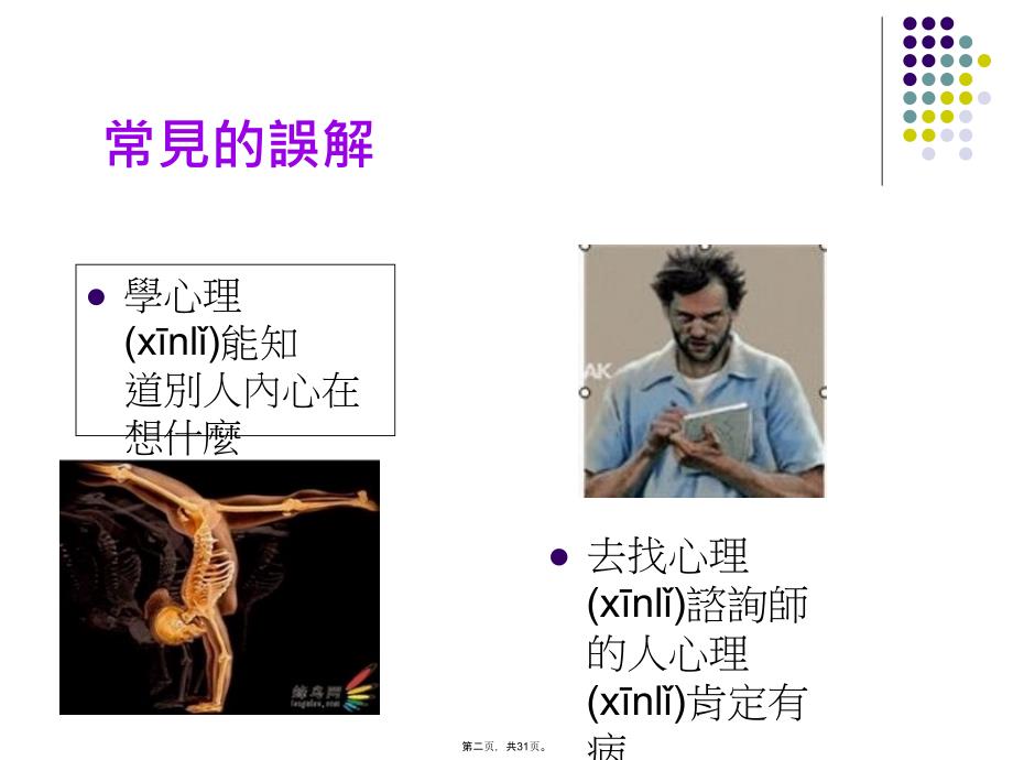 心理健康讲座--美好的人生从心理健康开始复习进程_第2页