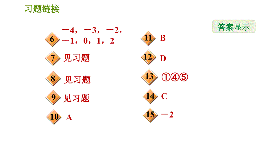 华师版七年级上册数学习题课件 第2章 2.2.2在数轴上比较数的大小_第3页