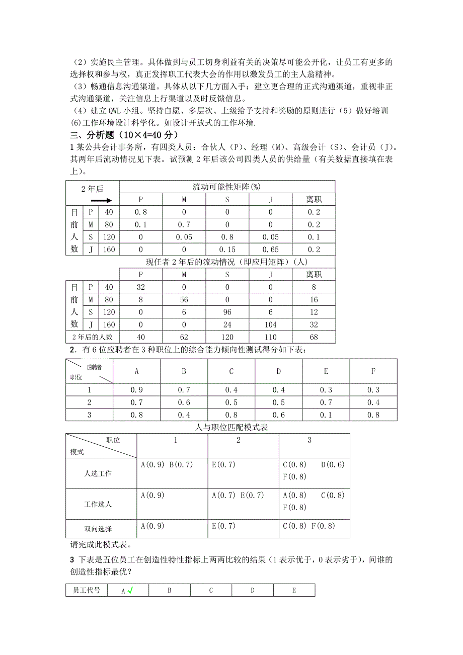 人力资源管理完整教案(含多套试卷)33_第4页