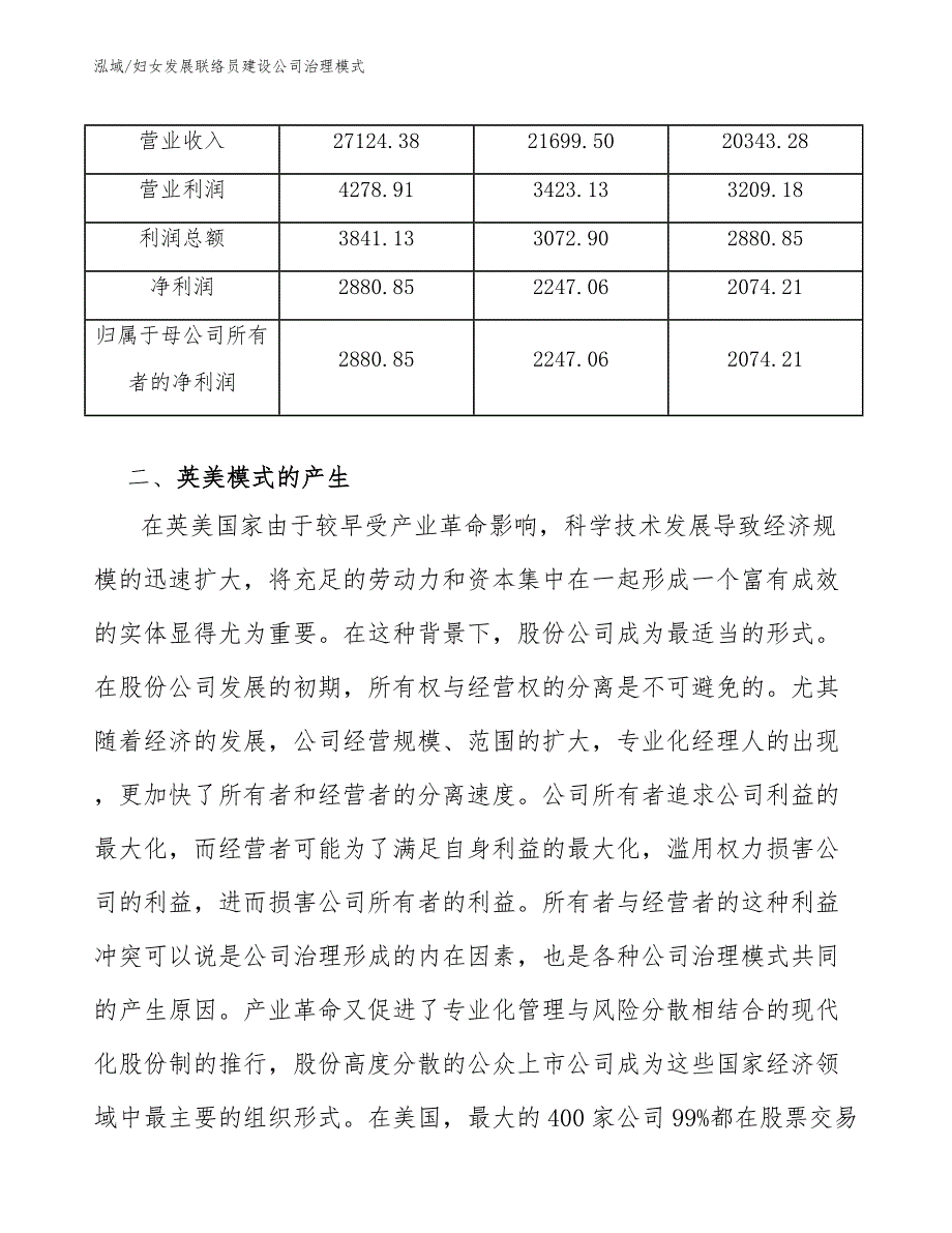 妇女发展联络员建设公司治理模式【范文】_第3页