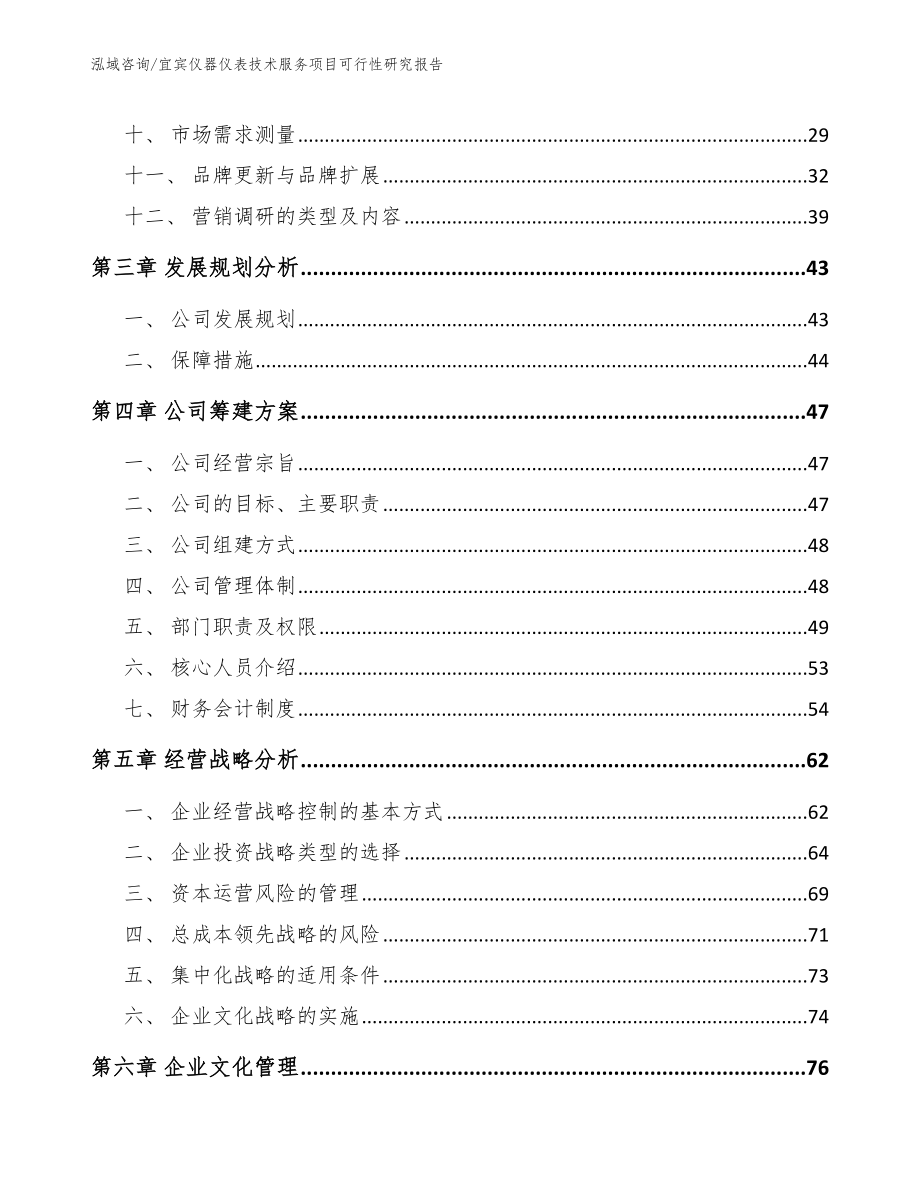 宜宾仪器仪表技术服务项目可行性研究报告_第2页