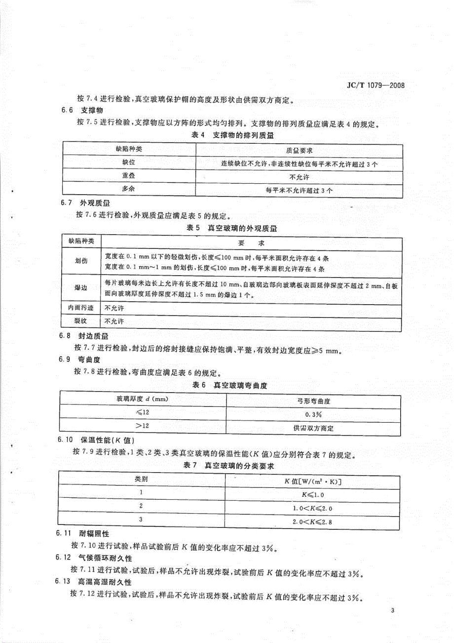 新【门窗玻璃规范】JCT1079-2008 真空玻璃_第5页